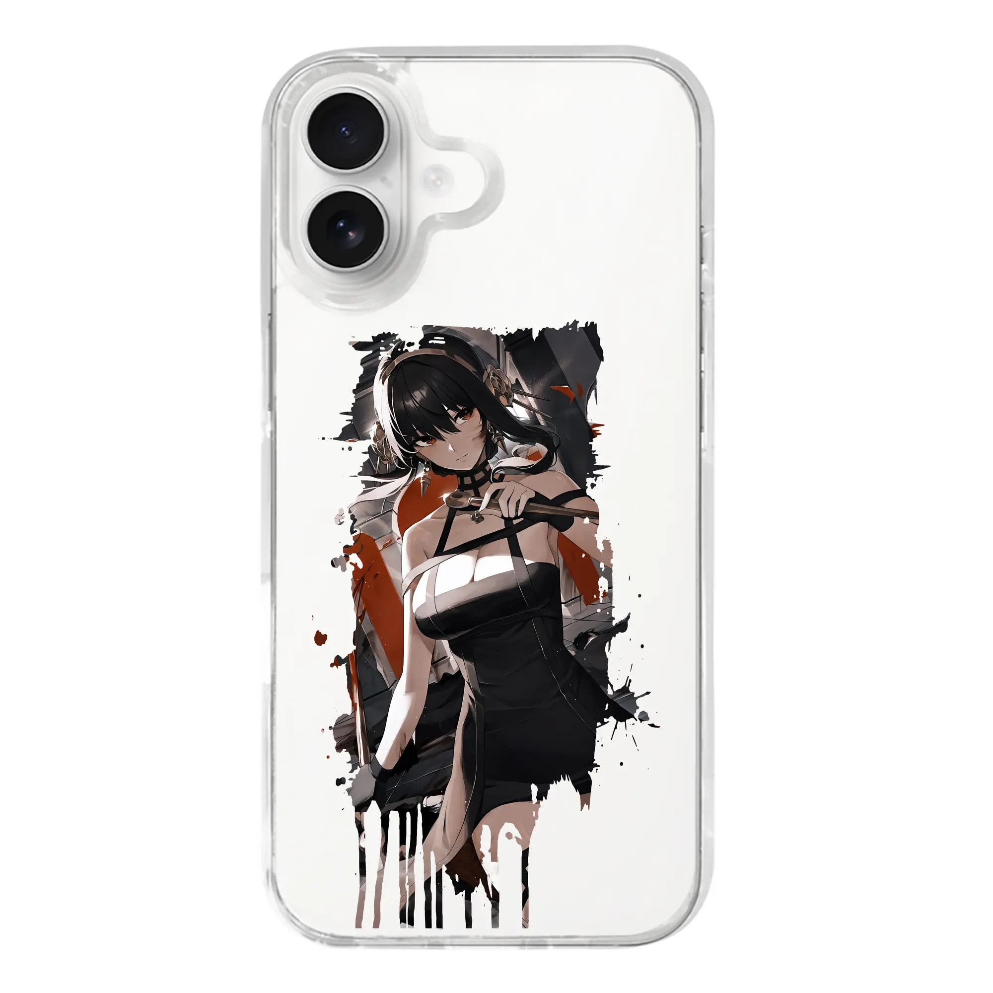 スパイファミリー グッズ,ヨル・フォージャー（Yor Forger） - iPhone 17シリーズ 透明スマホケース – 薄型・耐衝撃・精密フィット保護カバー